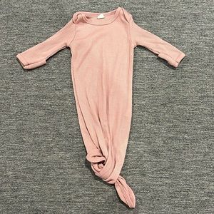 Pink baby onesie